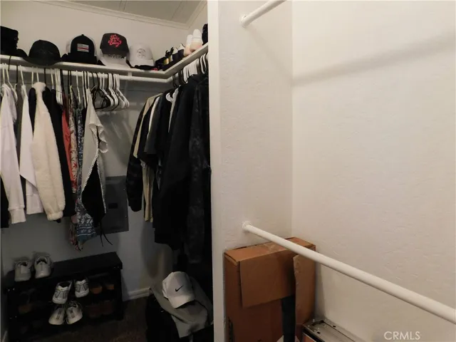 Primary walk in closet