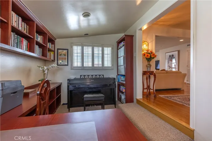 Pocket door has been added to make the space more private