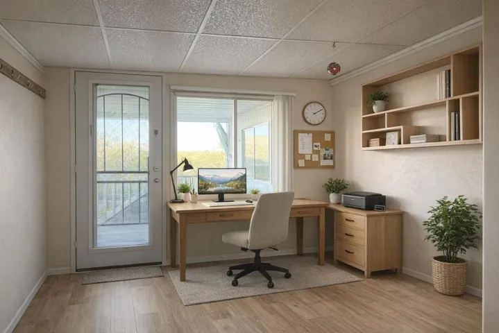 AI Staged Office