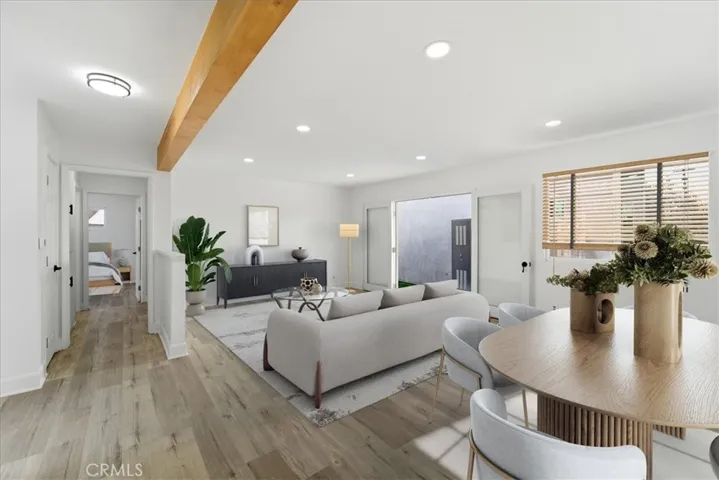 Main House Living and Dining Room / Virtually Staged