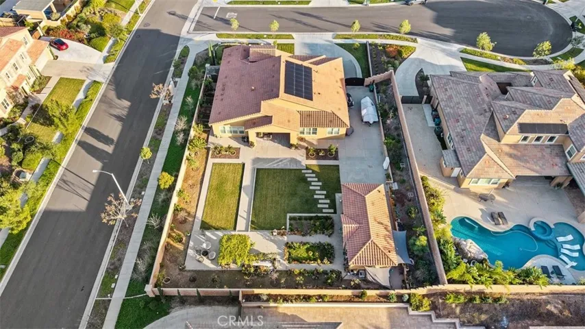 Aerial view from back of the houses won’t Gate.