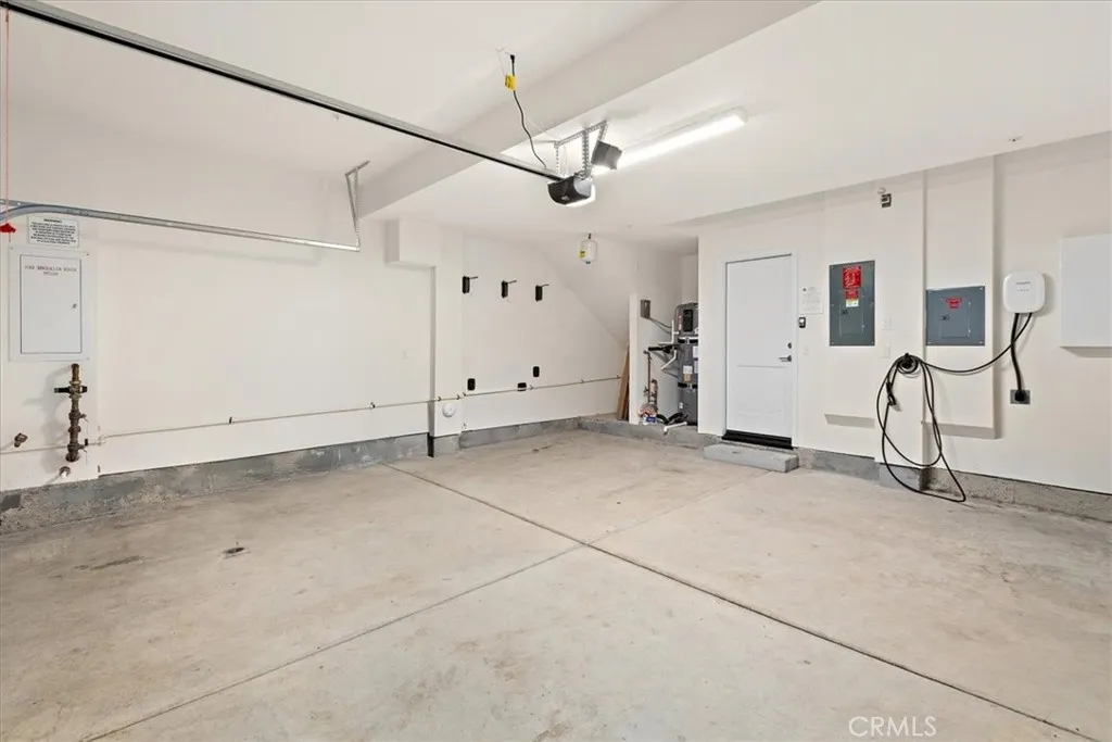 garage with EV hookups