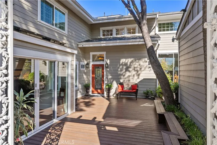 VIEW OF ENTRY DECK TO FRONT DOOR