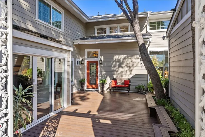 VIEW OF ENTRY DECK TO FRONT DOOR