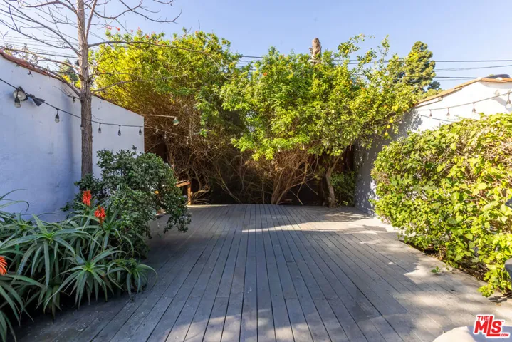 Backyard deck