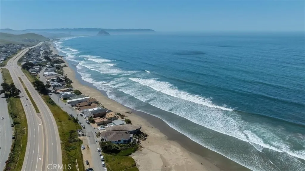 Aerial view looking South