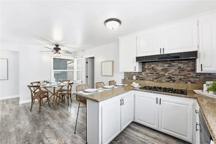 Dining Area plus additional Seating at Breakfast Bar