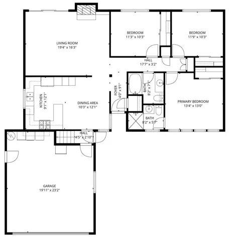 1st level floor plan