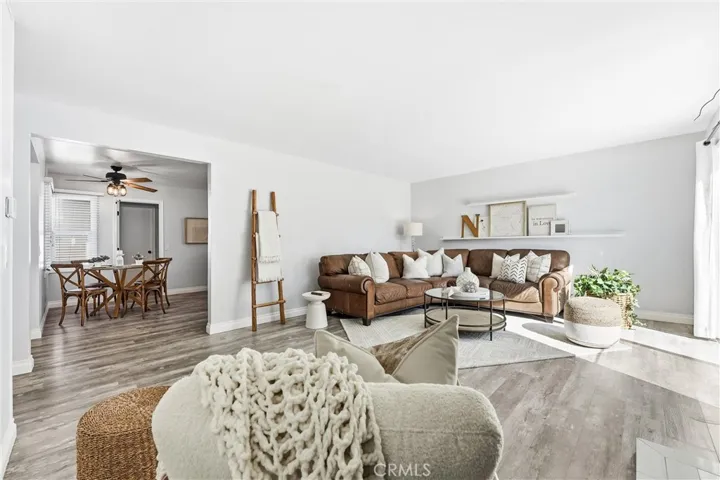 View of kitchen eating area from Living Room