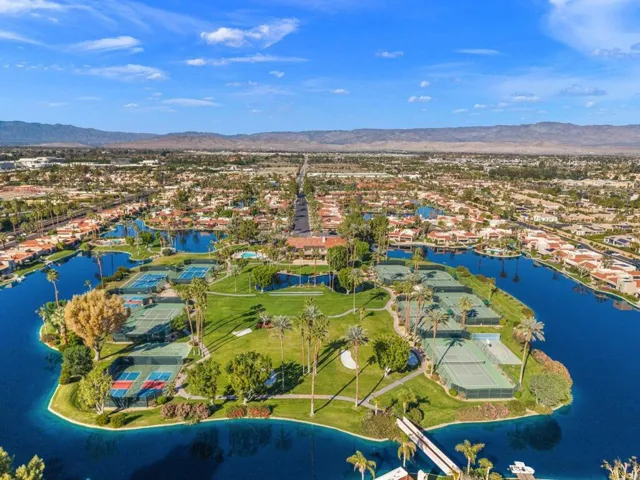 AERIAL OF TENNIS COURTS
