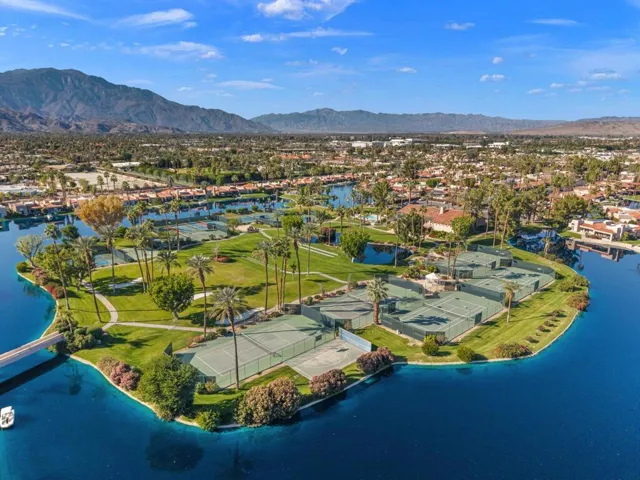 AERIAL OF TENNIS COURTS