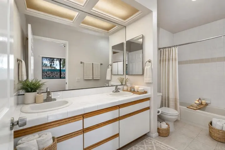 Amazing secondary bedroom with its own bath! Perfect for in-law, child home from college or guests!