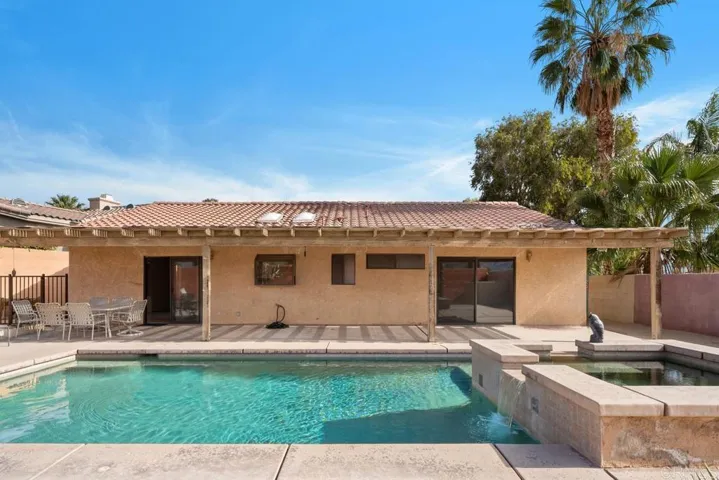 Patio and cover run length of home. Termite clearance in hand for escrow.