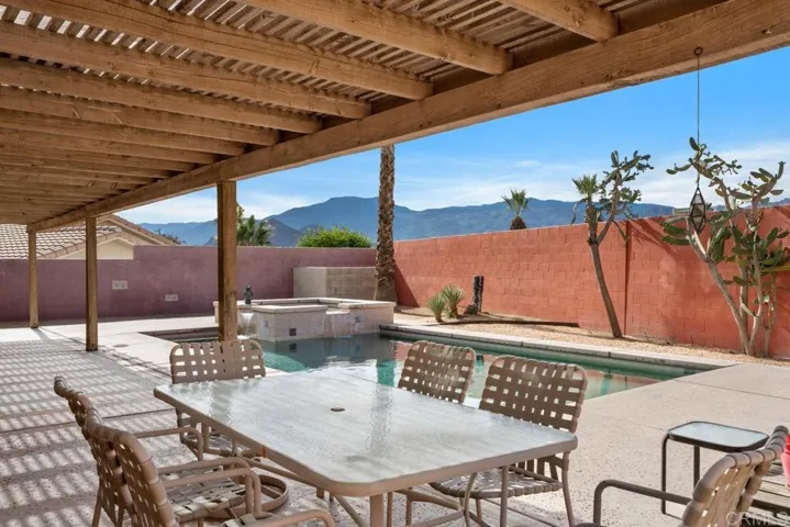 It will be party time in this backyard! Lots of room for barbecues, parties or even an evening swim.