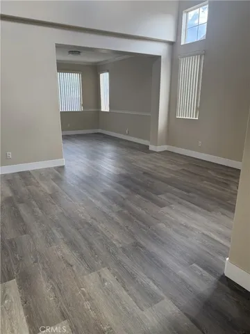 View of living and dining room