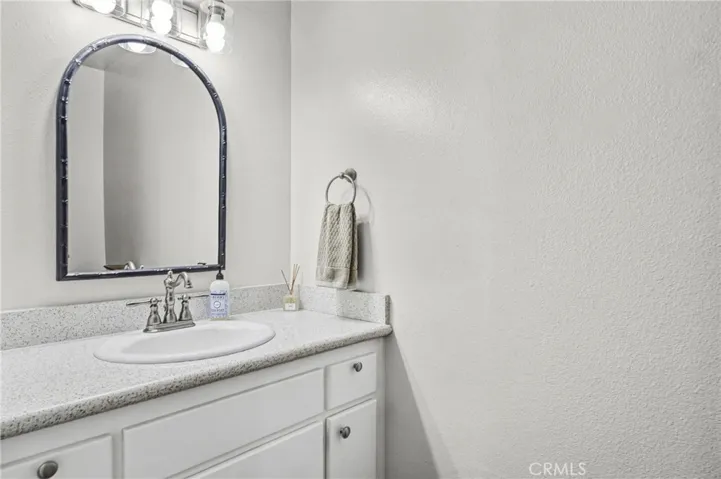 Half bath near laundry area