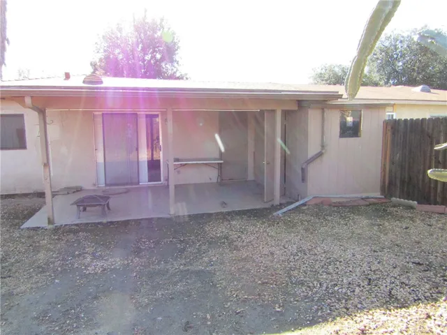 Covered Patio & Storage
