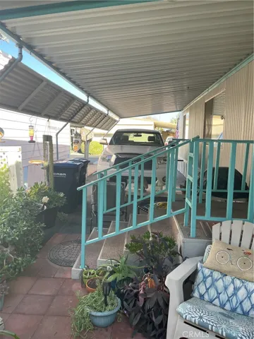 Patio and Side Steps.
