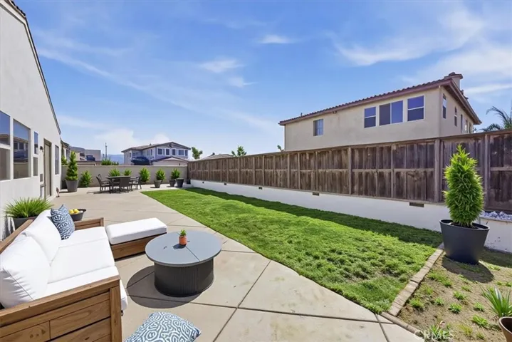 REAR YARD/WITH LARGE PATIO