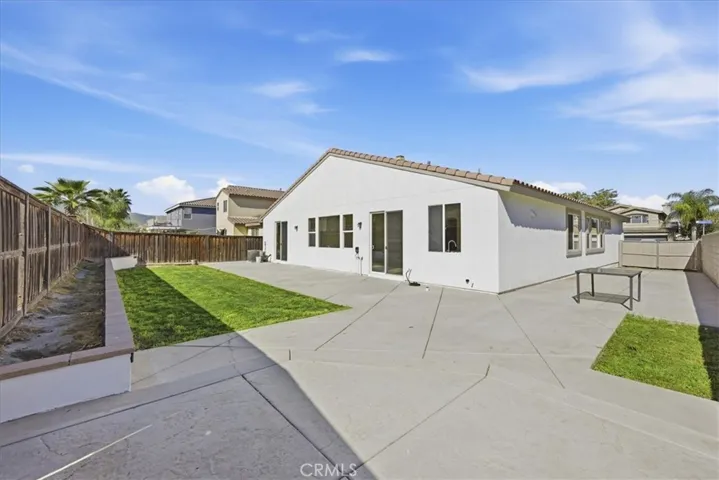 REAR YARD/AND VIEW OF RV PARKING ACCESS