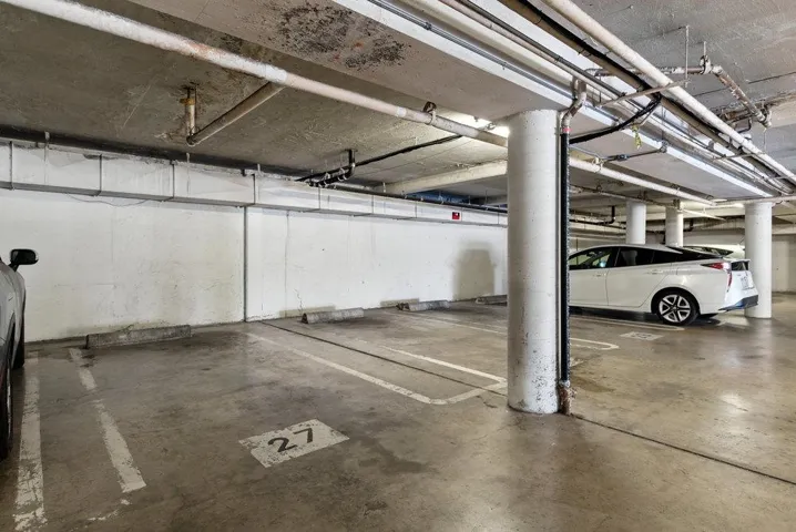 View of parking garage