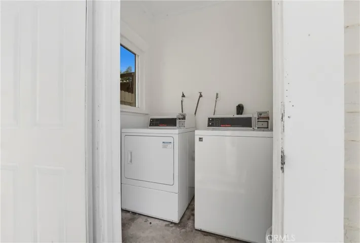 Community laundry.