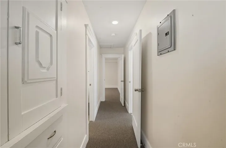 Hallway of vacant home #734.