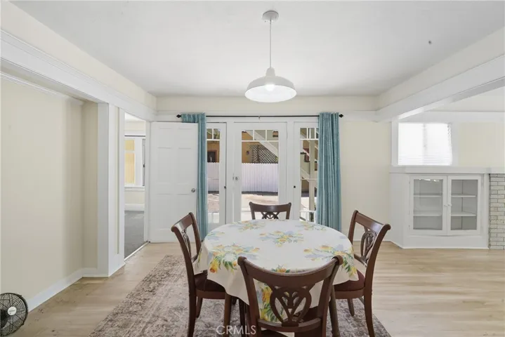 Dining area of the front vacant home #734.