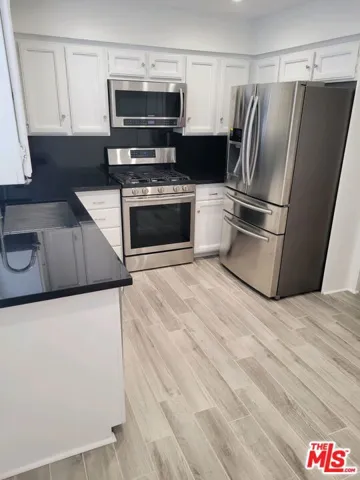 View of the redone kitchen fro