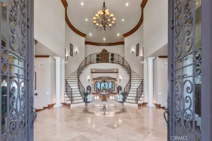 View from the front entrance
