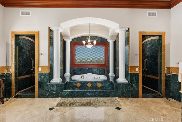 Dual showers in master suite.