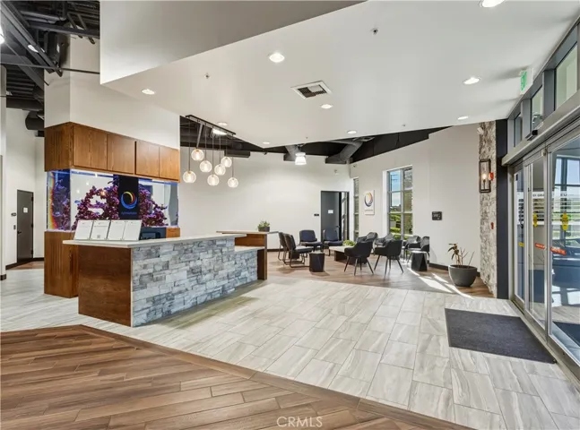 Shared lobby, reception area