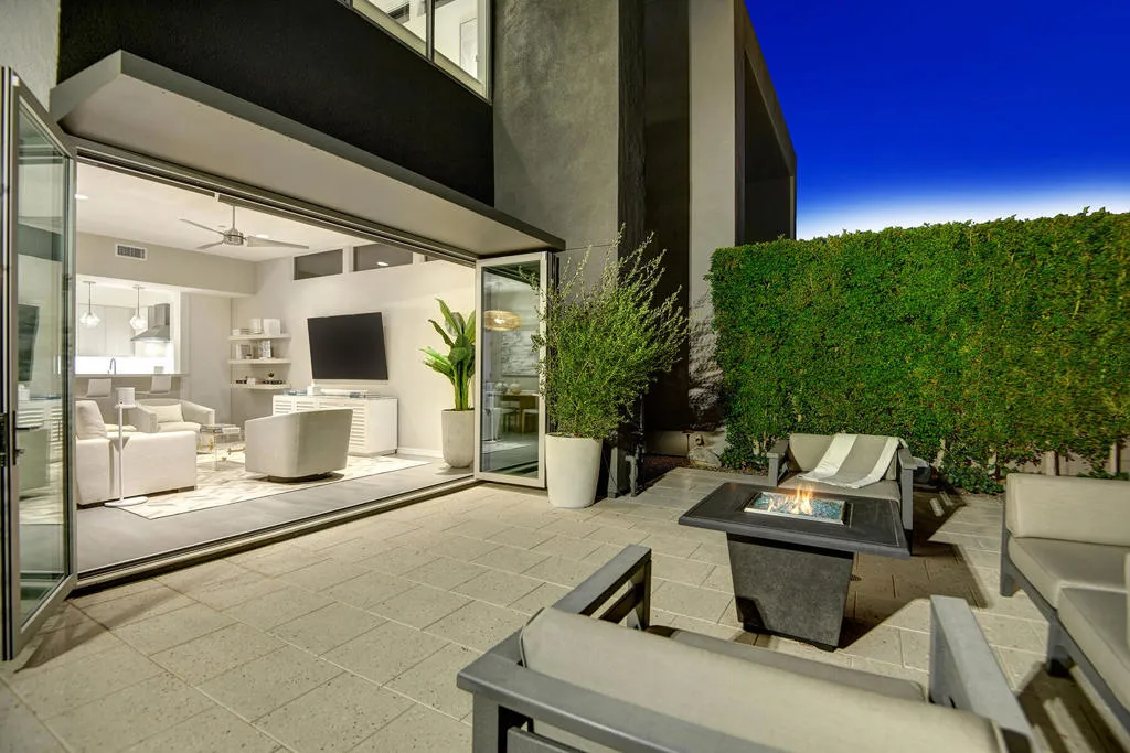 BACK PATIO INTO LIVING ROOM NIGHT MLS