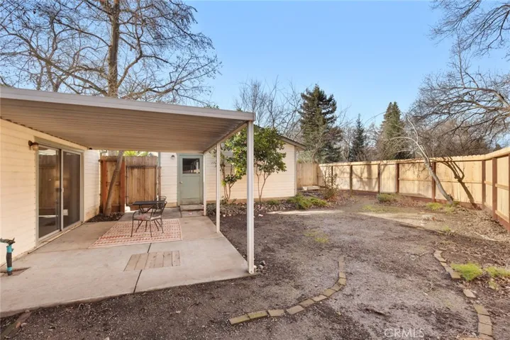 Backyard ready for your personal touch | 135 Fairgate Lane, Chico CA