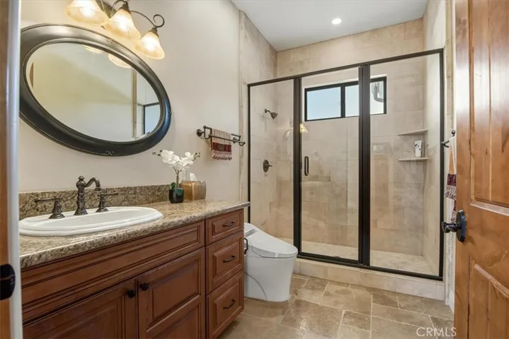 Powder Bath upstairs complete with large shower