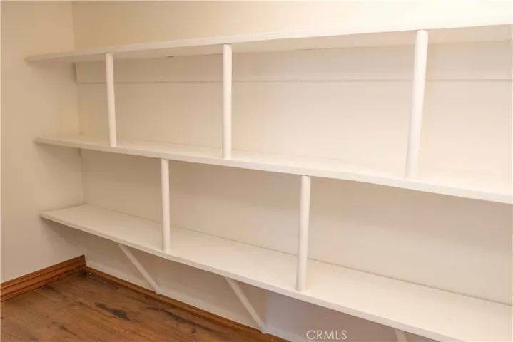 under stair storage with built in shelving
