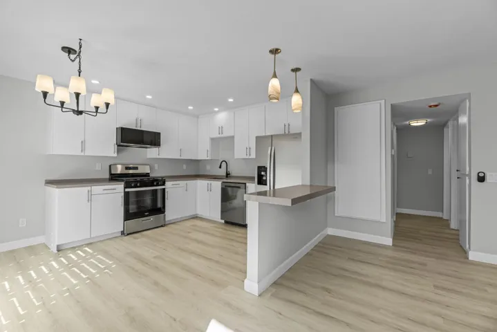 Open Kitchen stainless applainces
