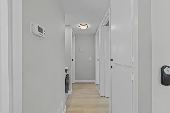 Hallway with built in Storage