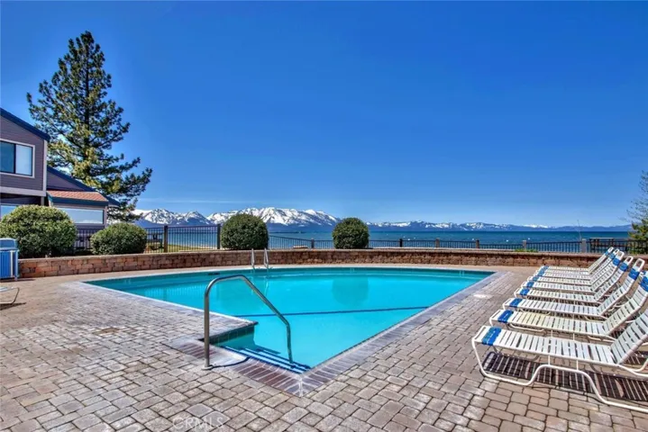 Lake side pool