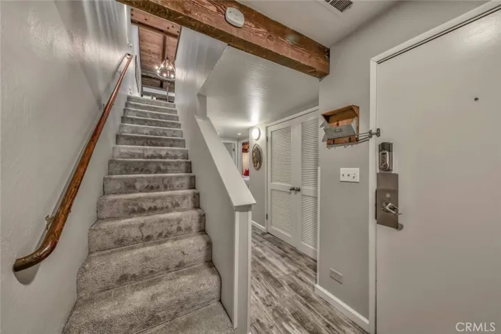 stairs to the second level