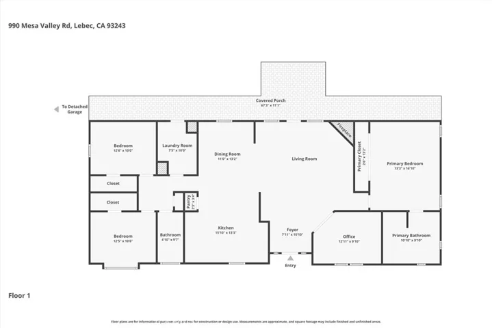990 Mesa Valley Road, Lebec, California 93243