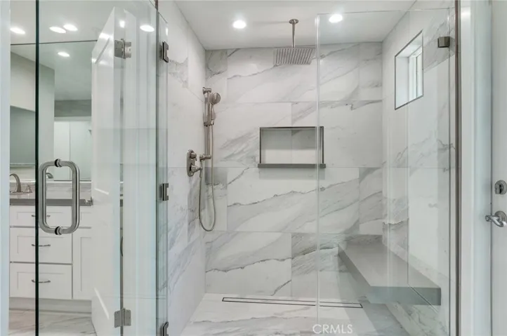 Spa inspired primary shower