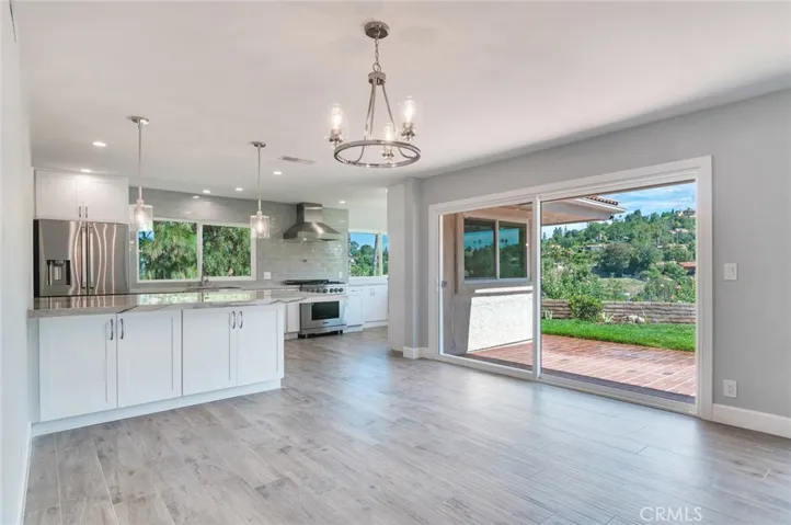 Dining Room, kitchen with center island, gorgeous view