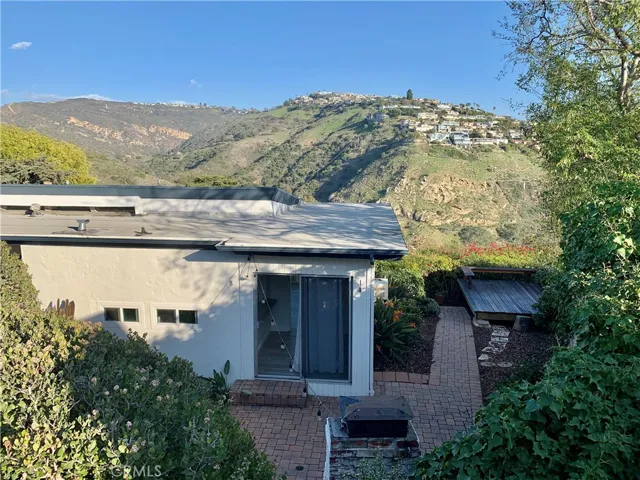 Back yard and side yard.