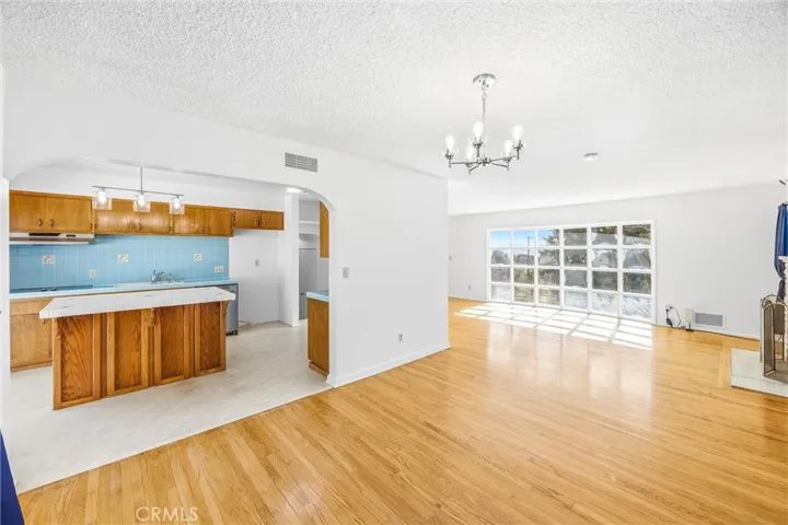 Dining room open to kitchen