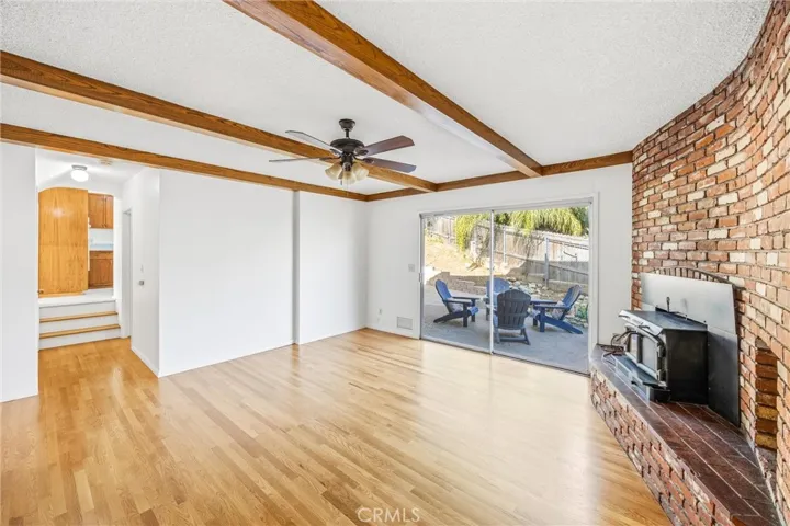 Family room offers much character