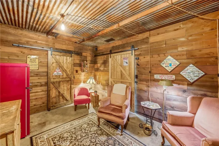 Converted half of garage to man cave space