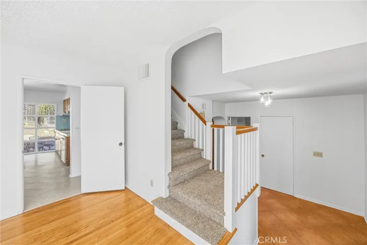 living room access to stairs