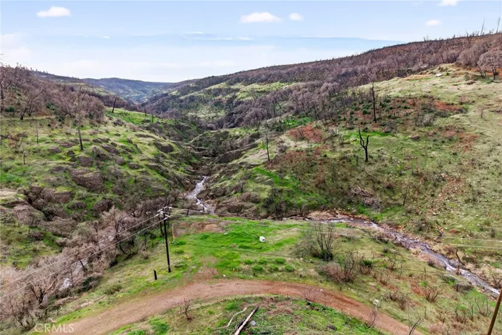 LOOKING OUT FROM BUILD SITE WITH VALLEY VIEW AND WHITE WATER VIEW OF MUD CREEK