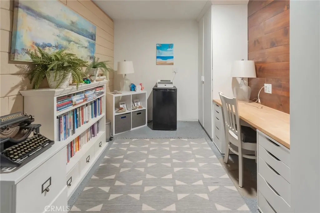Private Office on First Floor with lovely Built in Storage